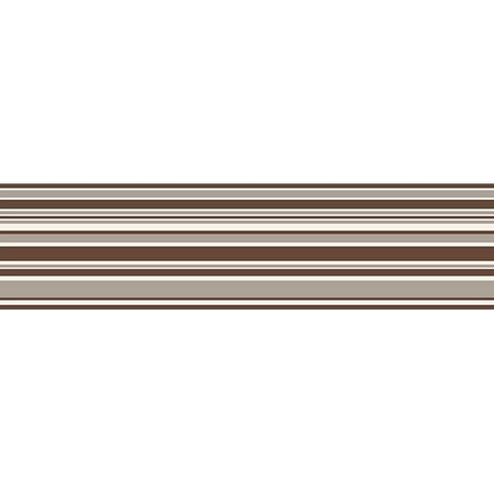 Fine Decor Chocolate Horizontal Stripe Peel & Stick (Best Place To Find Wallpapers)