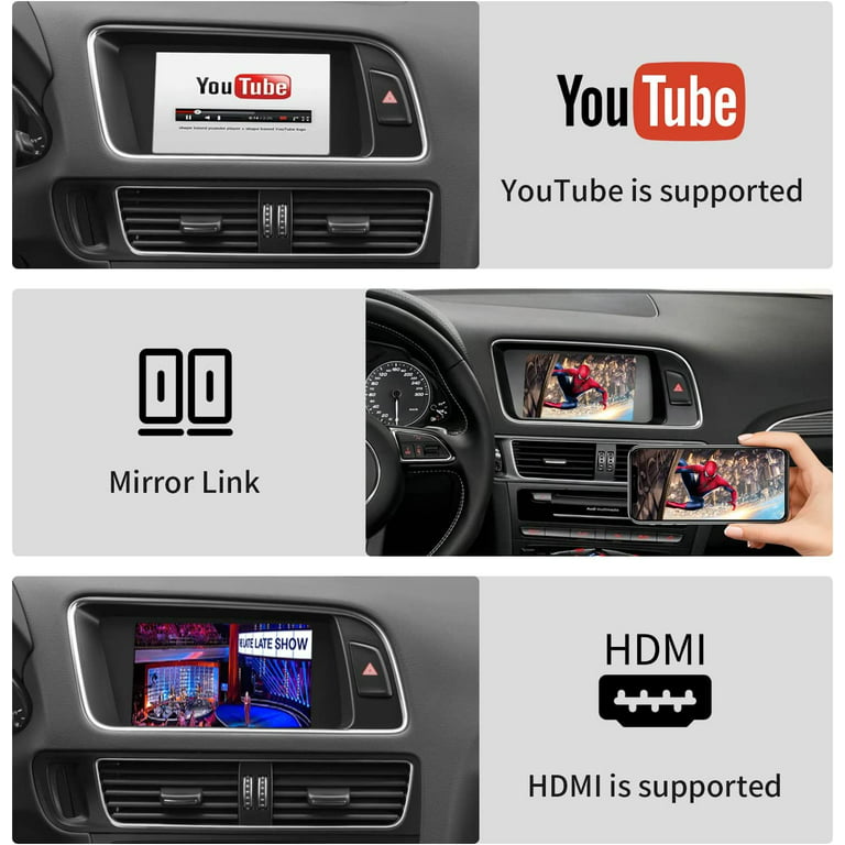 Road Top Wireless Carplay Android Auto Nachrüstsatz für Audi A4 A5