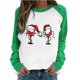 thumbnail image 1 of Tops Para Mujer Camisas de Manga Larga Otoño Primavera Patchwork Navidad Impreso Cuello Redondo Camiseta Casual Odeerbi  ODB149989, 1 of 6