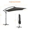 thumbnail image 5 of ACEGOSES 8.2×8.2FT Backyard Offset Hanging Umbrella , Square Canopy, Steel Pole and Ribs for Outdoors, Beaches and Lawns, Anthracite, 5 of 8