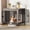 Oak Grey, variant on ZBAKF 28.15" Dog Crate Furniture for 1–2 Small Dogs, Indoor Kennel with Divider, Raised Legs, Multiuse TV & Display Stand-Oak Grey
