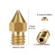 thumbnail image 5 of Monstrate Boquilla para impresora 3D, cabezal extrusor de latón, boquilla de latón portátil, hilo de impresora firme Impresoras 3D 1.75 mm 0.2 mm, 5 of 6