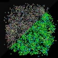 thumbnail image 1 of Glow in the Dark Luminous Transparent Glass Round Seed Beads Inside Colours Rondelle Colorful 4mm about 150pcs/bag, 1 of 1