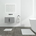 thumbnail image 3 of Diatomite Quick-Dry Water Absorbing Bath Mat Sets-Large+Small Natural White Mats, 3 of 7