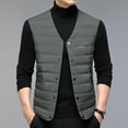 thumbnail image 5 of Chaquetas de plumón con forro para hombre, pantalón corto informal, chaleco sin mangas, 90% plumón de pato blanco, de alta calidad, para mantener el calor, para invierno, novedad de 2023, 5 of 5