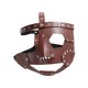 thumbnail image 2 of Máscara de Halloween, accesorio de vestuario ajustable, máscara de cabeza de cabeza novedosa PU, cubierta facial, 2 of 9