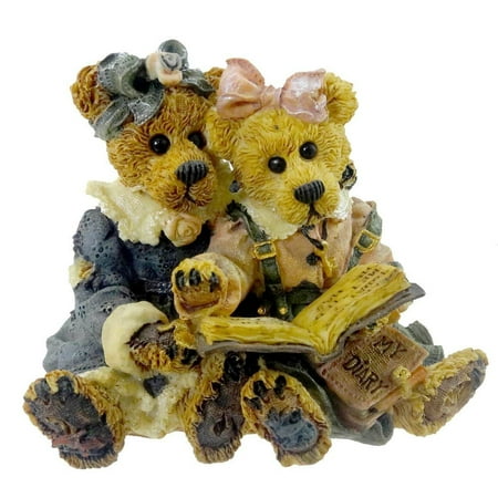 Boyds Bears Resin (Bailey & Becky The Diary Friend Bearstone - Resin 3.00 IN, Product Number: 228304 RFB By BOYDS BEARS)