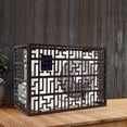 thumbnail image 4 of Aluminium Privacy Fence Screen,Coffee Color, 1.5P 4 Side 100 * 70 * 50 for Outdoor Air Conditioner - for Freestanding AC Units and Pool Equipment - Garden Privacy Screen, 4 of 20
