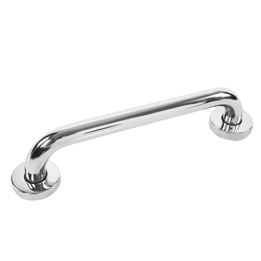 HERCHR 11.81in Thicken Stainless Steel Bathroom Handrail, Bathtub Grab Bar Safety Hand Rail for Bath Shower Toilet Grab Bar, Safety Hand Rail, Senior Bathroom Bathtub Handrail Thickening (Light)