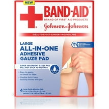 Band-Aid All-In-One Adhesive Gauze Pad