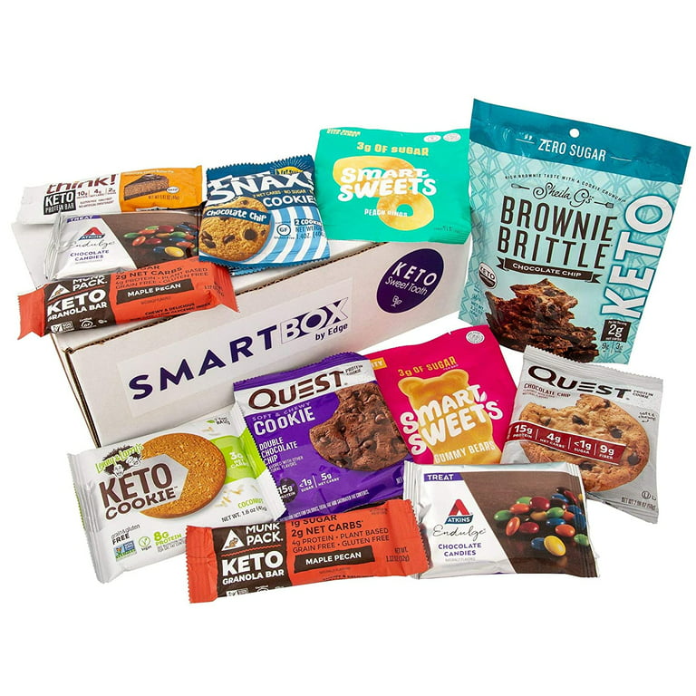 Keto Sweets Snack Box and Care Package | Low Carb and Keto Friendly Gift or Snack Set Sweet tooth-snack Box