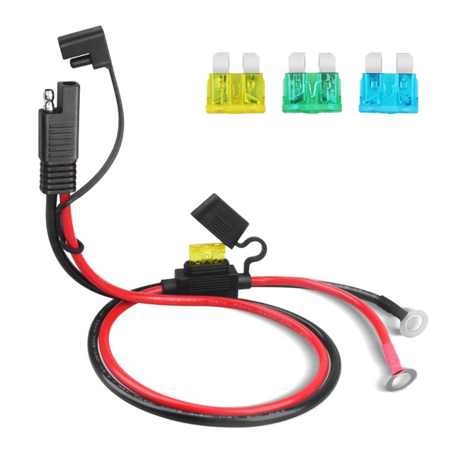 Cable conector de batería PAEKQ SAE a Ring Terminal 10AWG