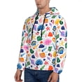 thumbnail image 2 of Hoodies for Men - Colorful Conch Print Long Sleeve Comfrt Men'S Fashion Hoodies & Sweatshirts, Sweatshirts for Men Hoodies Pullover Clothing Clothes with Pouch, 2 of 7
