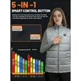 thumbnail image 2 of Heated Vest for Men and Women With 2 Pcs 20000mah Battery Included,21 Zone Heated Vest,Suitable for Camping,Hiking,and Other Outdoor Activities., 2 of 7