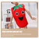 thumbnail image 5 of Kit de disfraz de frutas y verduras para niños, disfraz de tomate, ropa y sombrero de tela, accesorios para disfrazarse (rojo), 5 of 5