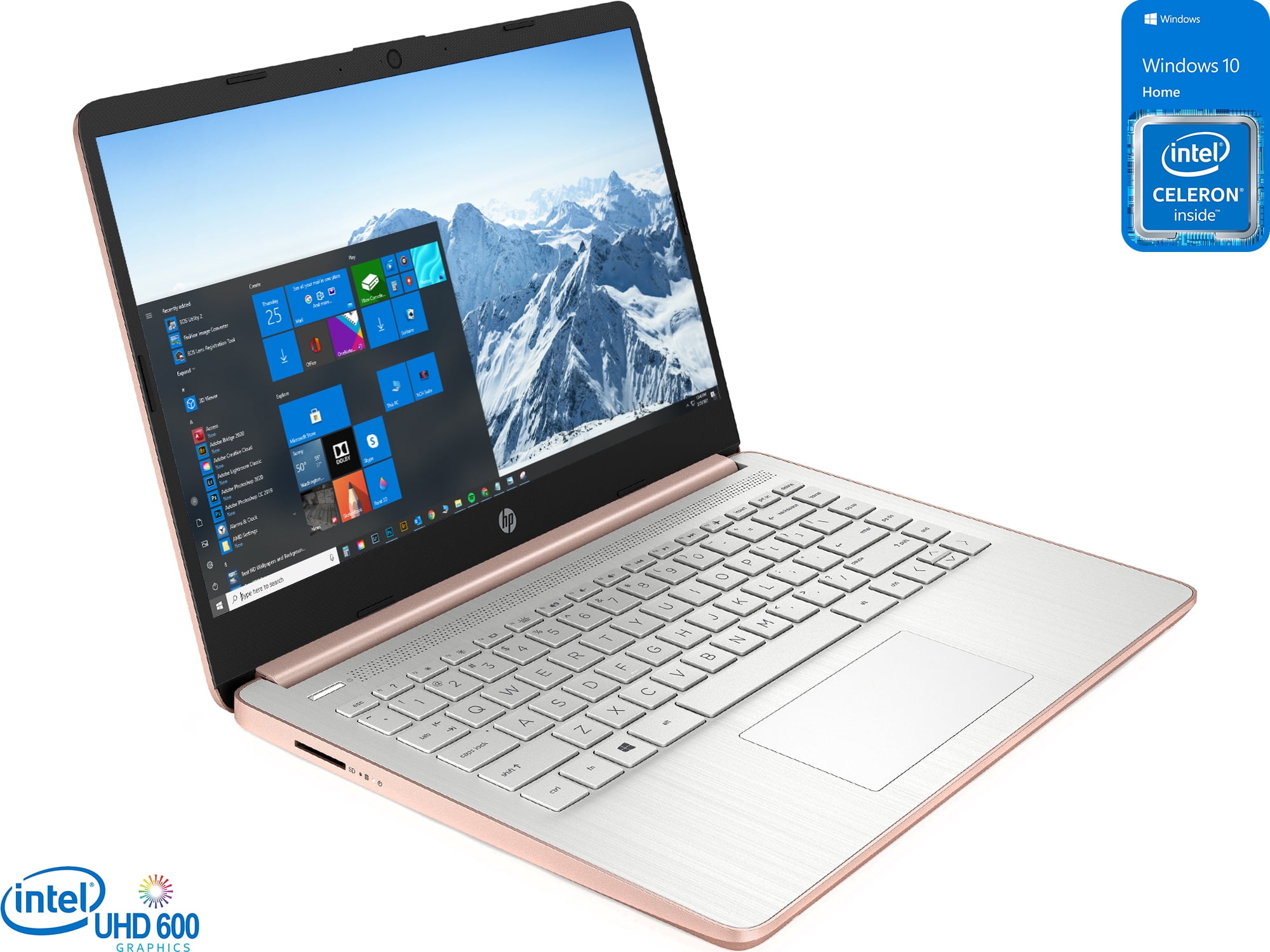 HP 14 Notebook, 14" HD Display, Intel Celeron N4020 Upto 2.8GHz, 4GB