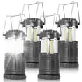 thumbnail image 6 of Baokaler LED Camping Lanterns, 4 Pack camping lights, Lamp Light, Collapsible Battery Flashlight, Camping Accessories, Gray, 6 of 10