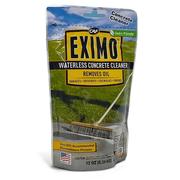 EXIMO Waterless Concrete Cleaner by CAF Outdoor Cleaning for Driveway