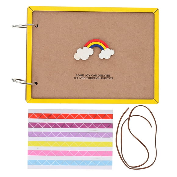 1 Set of Self-adhesive Album Book Travel Album Photo Album Baby Photo Album Photo Album Scrapbook
