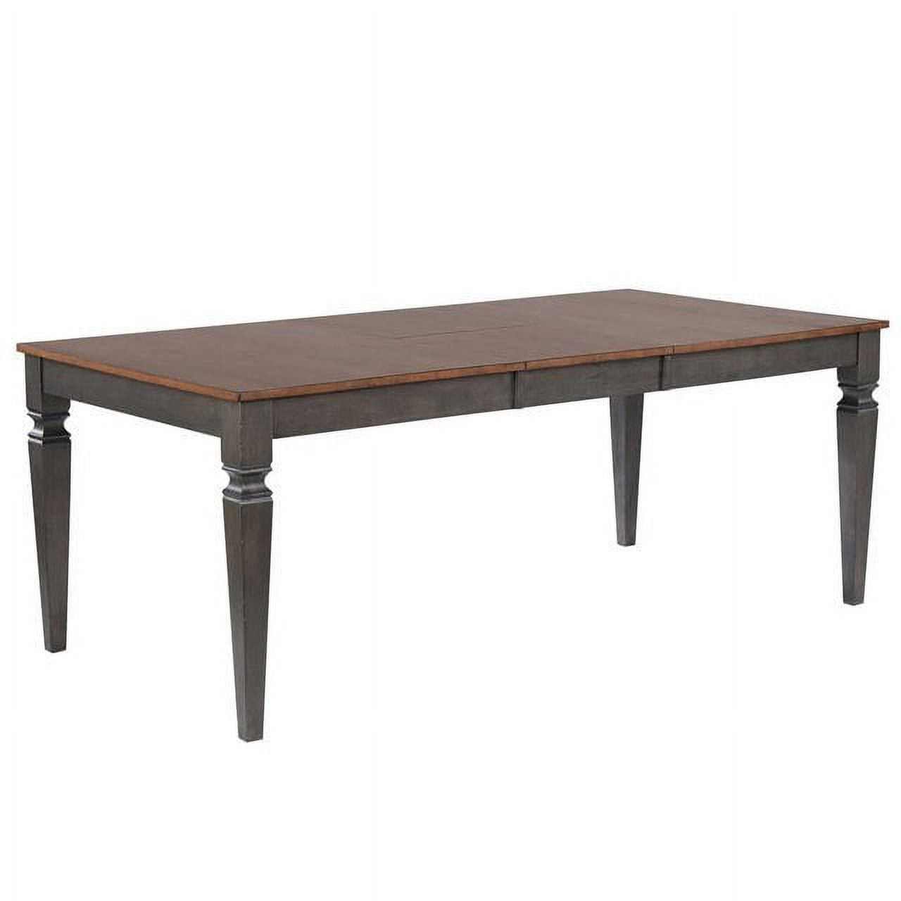 Dakota 9PC 60-78-inch Rectangle Expanding Dining Table Set Brown