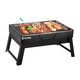 thumbnail image 1 of Mini Parrilla  Bloosom De Carbón Portátil Plegable Acero Inoxidable Color Negro, 1 of 4