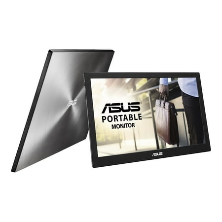 ASUS - 15.6" LED HD Monitor (USB) - Black