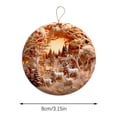 thumbnail image 3 of PEIBang Nativity Scene Ornament 3.15 Inch Acrylic Christmas Tree Decoration for Home Gift, 3 of 8