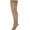 Light Beige, variant on Sigvaris Dynaven 972 Access Women's 20-30 Closed Toe Thigh High Compression Stockings w/Grip Top Crispa SS Short