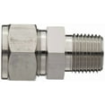 thumbnail image 2 of Brennan N2404-08-08-SS Stainless Steel Compression Tube Fitting, Straight Adapter, 1/2" Tube OD x NPT Male CA1, 2 of 2