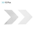 thumbnail image 3 of Uxcell Reflective Stickers, 10 Pack 2.36 x 2.36 Inch Adhesive Night Arrow Shape Safety Tape Reflector, White, 3 of 5