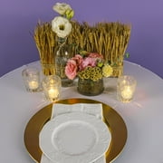 Richland Plain Charger Plate 13 Gold Set of 12