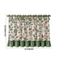 thumbnail image 5 of Clearance Stove Curtain for Farmhouse Kitchen Decor Decorative Cabinet Dishwasher Cover with RuffleTrim and Bow Ties Cafe Curtain for Country Cottage Stove, 5 of 6
