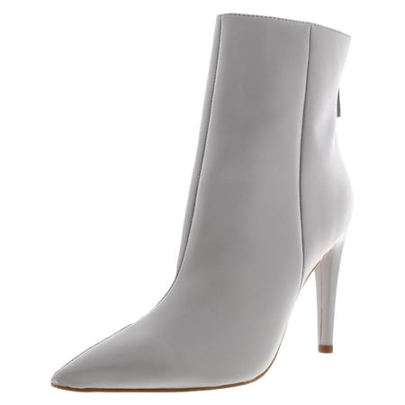 

Steve Madden Womens Halena Leather Pointed Toe Ankle Boots