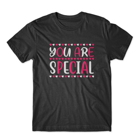 Mighty Circus You Are Special T-Shirt 100% Cotton Premium Tee - Black, Small