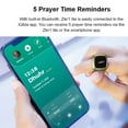thumbnail image 3 of Anillo IQibla Smart Zikr: contador digital impermeable y recordatorio de vibración, 3 of 7