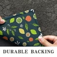 thumbnail image 6 of Mixed Citrus Fruit Leaves DarkGreen Pattern Door Rugs,Washable Non Slip Door Mats Indoor,Decorative Door Mats,Entry Mat Indoor for Entrance,Bedroom,Kitchen,Bathroom,17"x30", 6 of 6