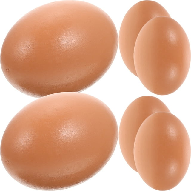 6 piezas de moldes decorativos para huevos, adornos de modelos de huevos artificiales, accesorios para fotografías