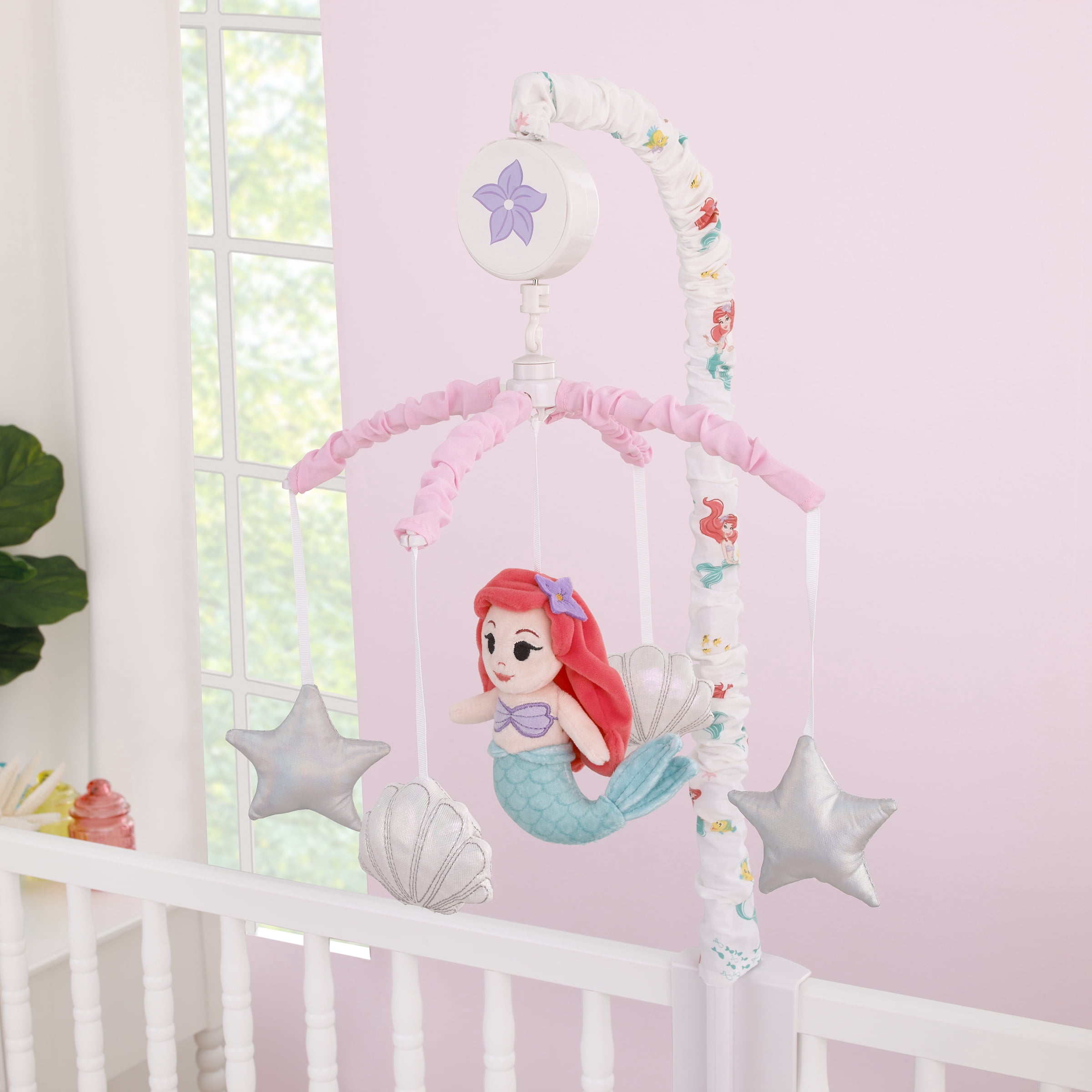 Disney Ariel Watercolor Wishes Starfish Musical Mobile