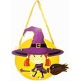 thumbnail image 1 of 2-Pack Halloween Trick or Treat Bags Witch Candy Goodie Tote Bags Cookie Gifts, 1 of 5