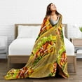 thumbnail image 3 of Taco Blanket Taco Tuesday Throw Blankets for Girls Boys Funny Tacos Fleece Cozy Throws Warm Soft Fuzzy Mexican Food Plush Stuff for Bedding Sofa Bed Decor Gifts for Taco Lovers Kids Men Women 50"x40", 3 of 4