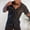 Black, variant on Beach Shirts for Men Summer Casual Short Sleeve Hollow out See through Button Down Collared Tropical Vacation Shirts