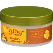 Alba Botanica Kukui Nut Body Cream 6.5 oz Cream