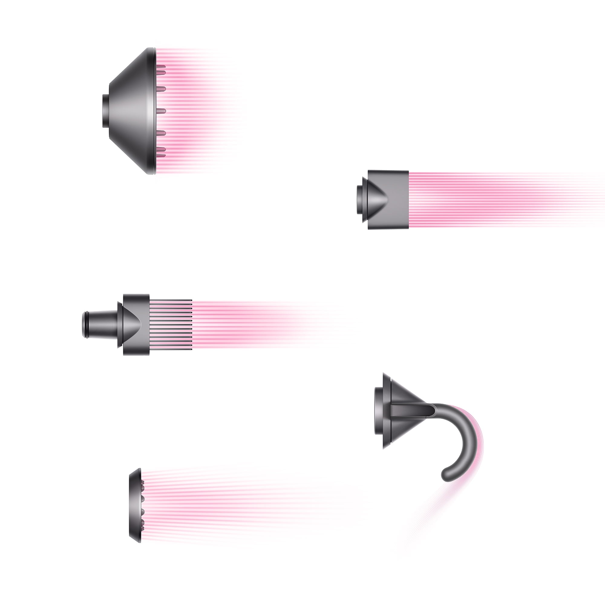 Restored Premium Dyson Supersonic™ Hair Dryer | Iron/Fuchsia (Refurbished) Restored Premium Dyson Supersonic™ Hair Dryer | Iron/Fuchsia (Refurbished) - Image 3