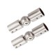 thumbnail image 4 of Conector de esquina para barra de cortina, 2 piezas ajustables para barras de cortina de ventana salediza, codo 19mm cepillado, 4 of 9