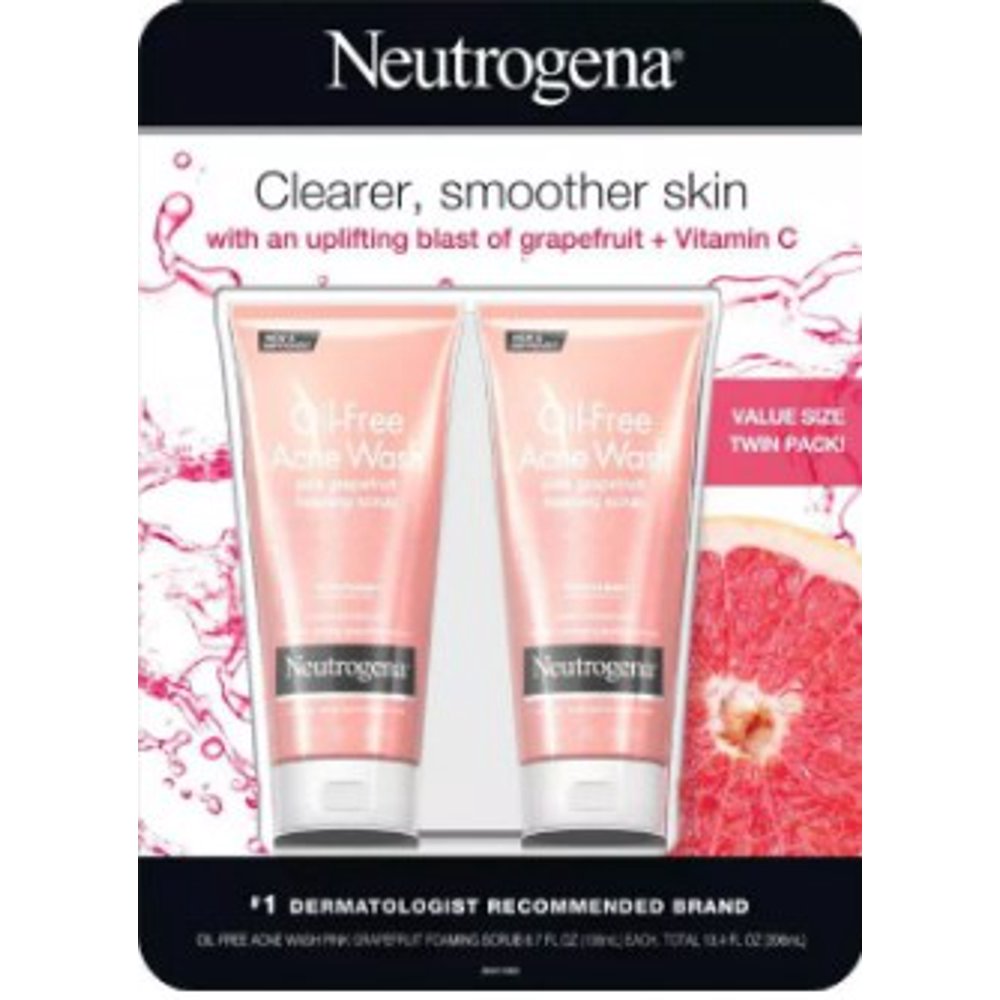 Product of Neutrogena OilFree Pink Grapefruit Acne Face Wash Foaming