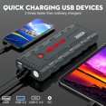 thumbnail image 3 of NEXPOW Car Jump Starter, 2000A Peak 18000mAh Car Battery Jump Starter (up to 7.0L Gas or 6.5L Diesel Engine), 12V Jump Box Battery Pack with with LED Light, Gray, 3 of 7