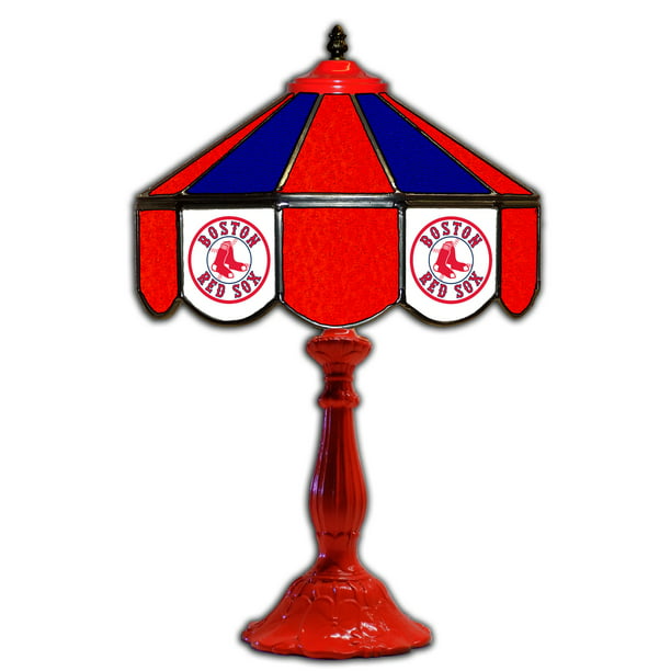 Boston Red Sox 21 Glass Table Lamp, Red Sox Floor Lamp