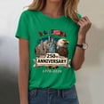 thumbnail image 2 of COMVALUE USA 250 Years of Independence Heritage T-Shirt 1776-2026 Anniversary (Green, XXL), 2 of 8