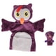 thumbnail image 1 of Marionetas de mano de peluche para interacción entre padres e hijos, animales de dibujos animados, búhos, muñecos de juguete, 1 of 14