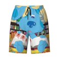 thumbnail image 5 of Blue'S Clues Mens Swim Trunks Quick Dry Board Shorts with Mesh Lining, Hawaii Beach Shorts Swimwear Bathing Suits, 5 of 8